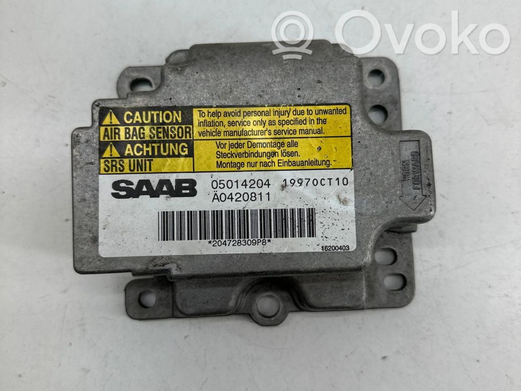 Saab 9-5 Airbag control unit/module 