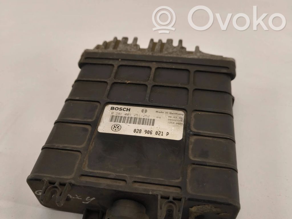 Engine control unit/module   028906021P,28SA2729,0281001251