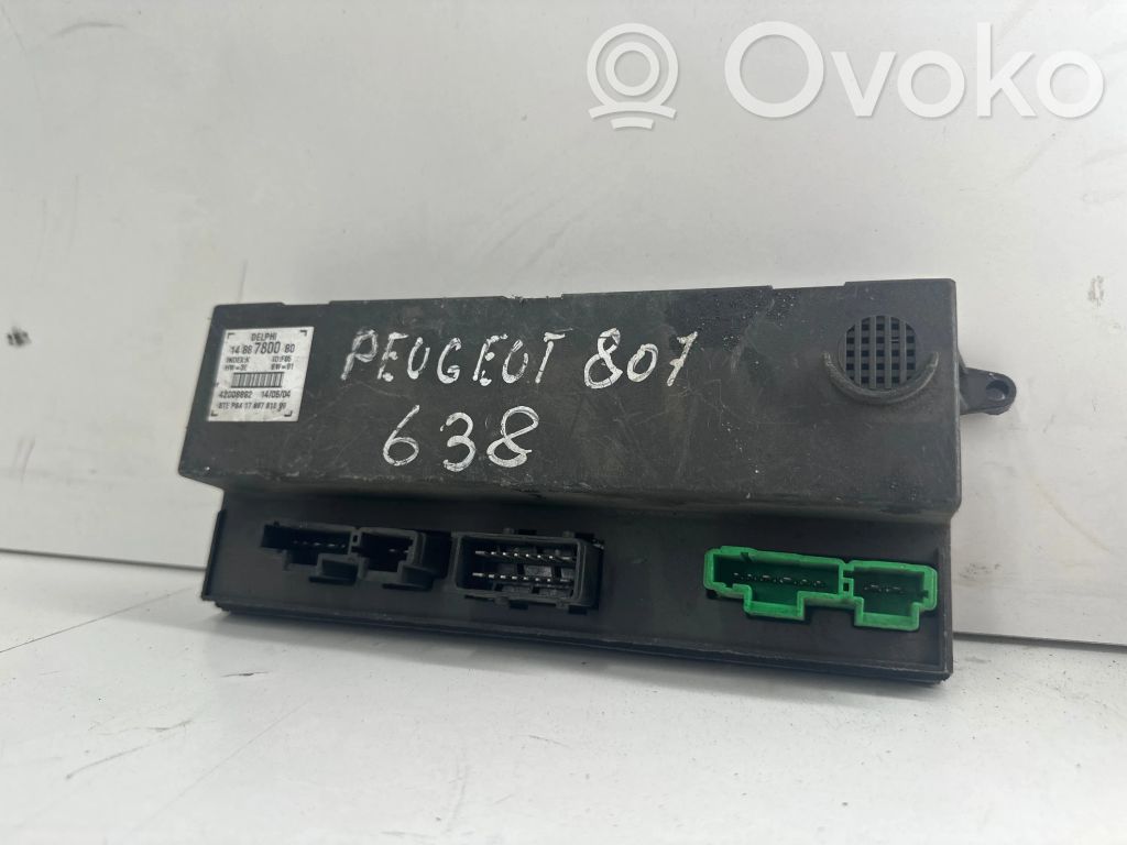 Peugeot 807 Unité de commande module de porte 