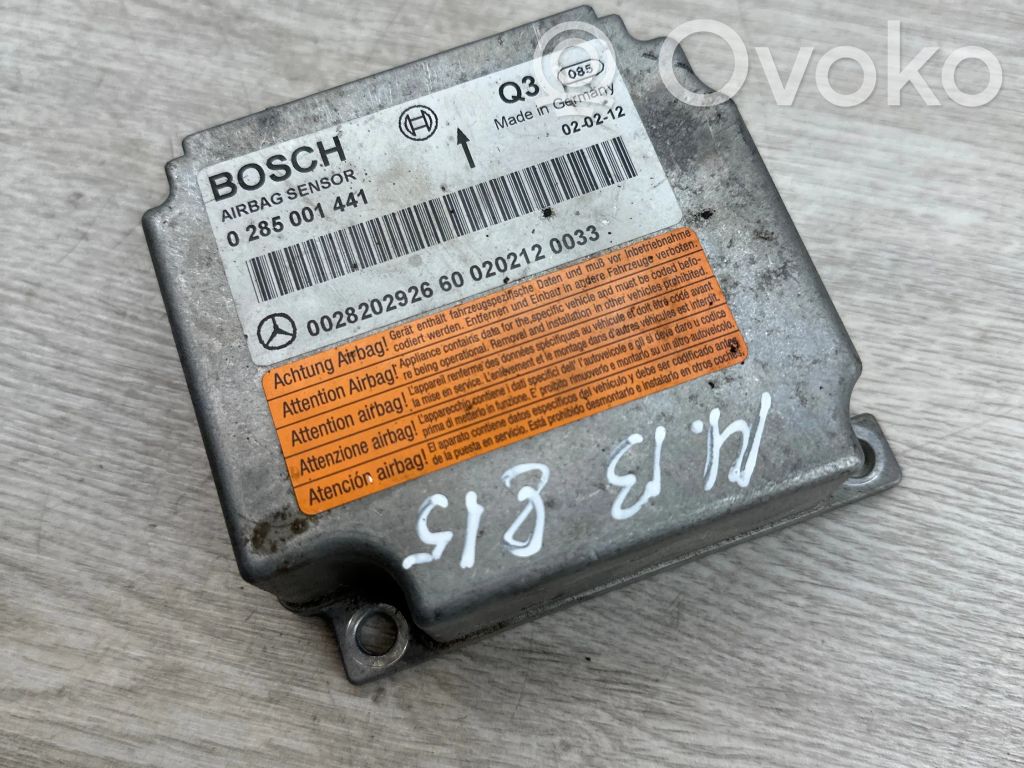Mercedes-Benz E W211 Airbag control unit/module 