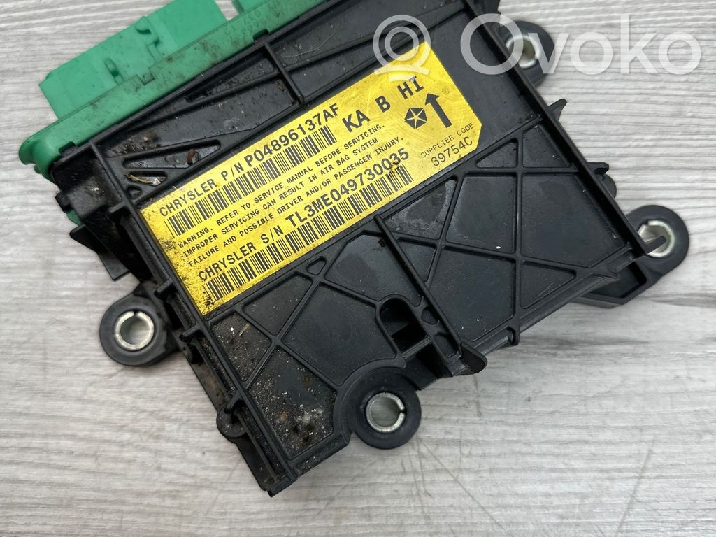 Module de contrôle airbag   P04896137AF,39754C,TL3ME109730035