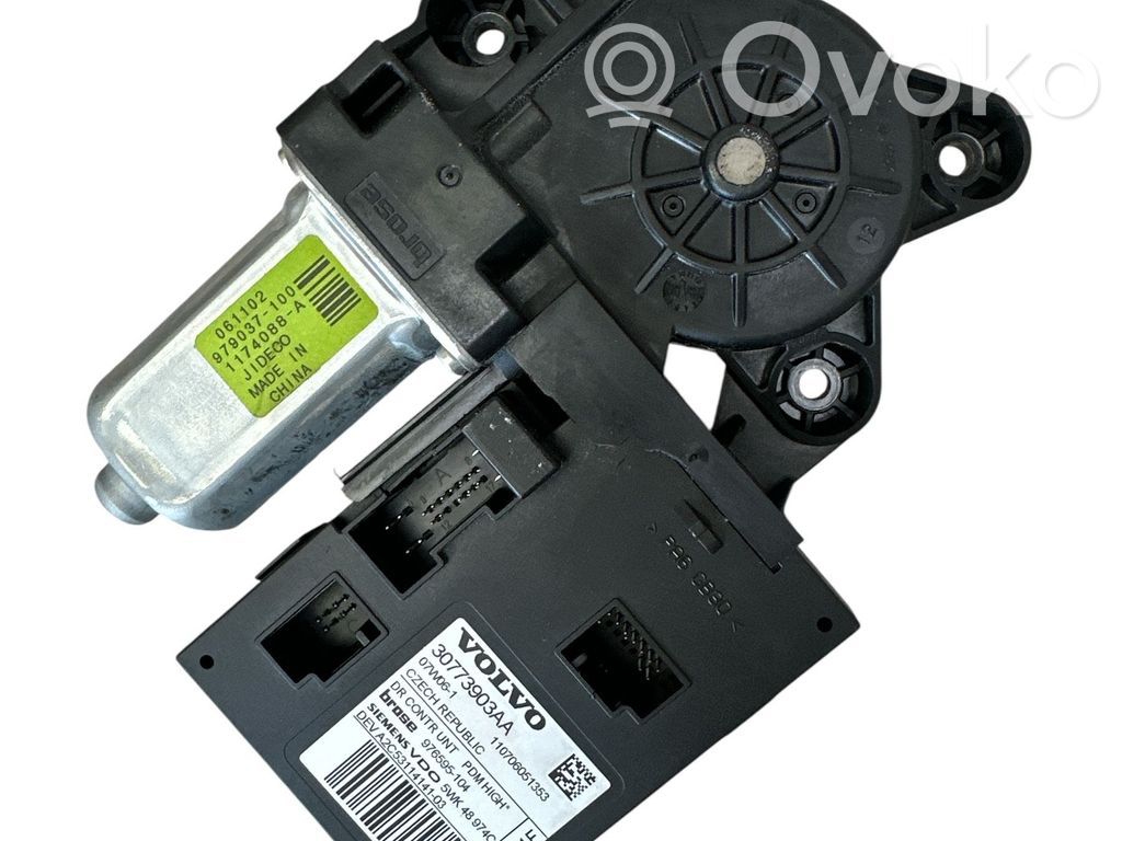 Volvo C30 Silnik regulatora szyby drzwi przednich 