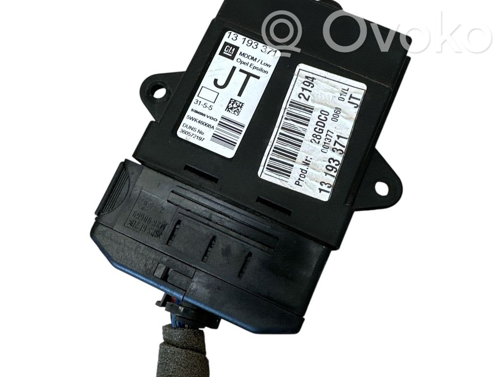 Door control unit/module   13193371,13193371,28GD80,001377,5WK46008A