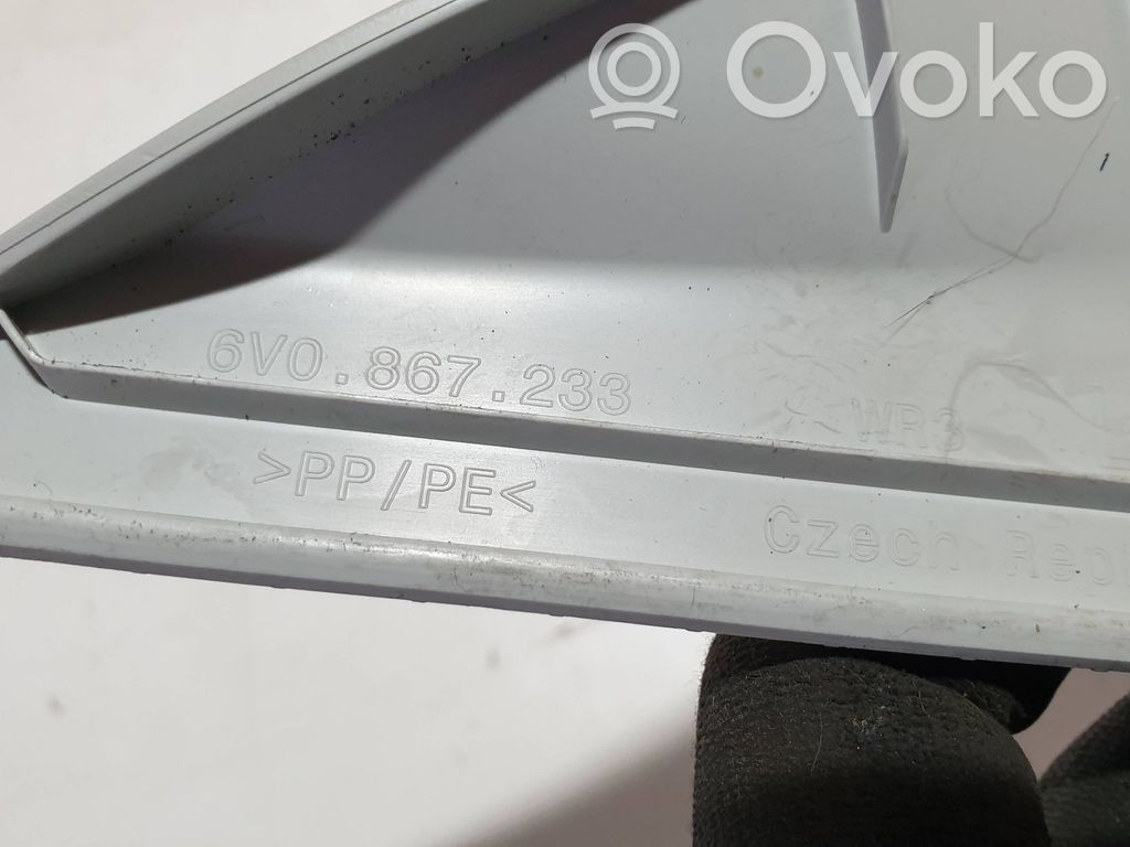 Osłona słupka szyby przedniej / A   6V0867233,22EH00100020304