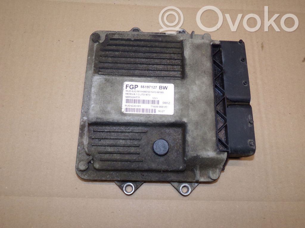 Opel Meriva A Engine control unit/module 