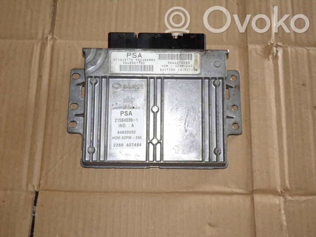 Citroen C5 Engine control unit/module 