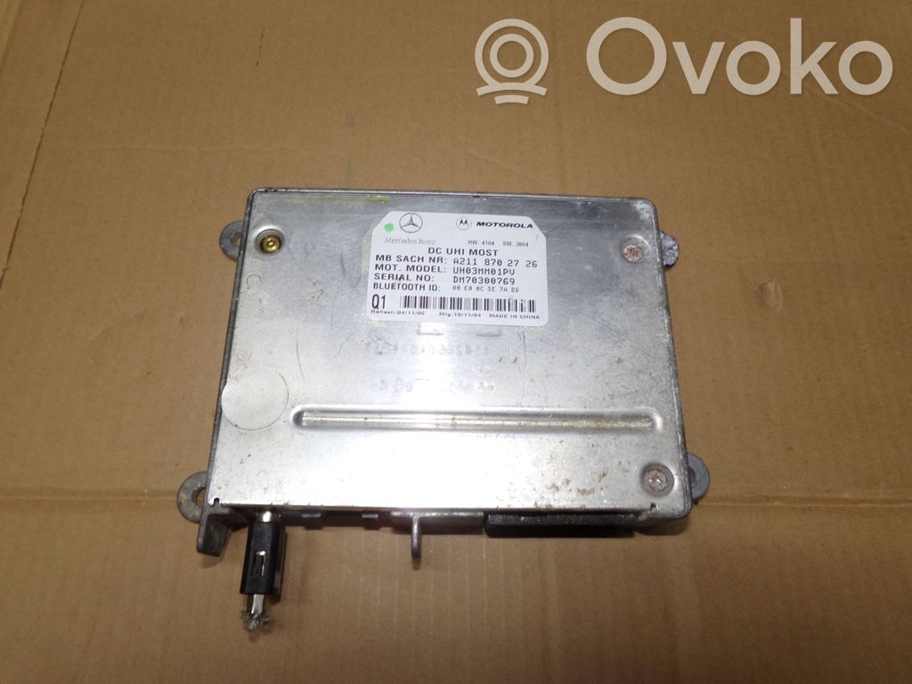 Mercedes-Benz E W211 Bluetooth control unit module 