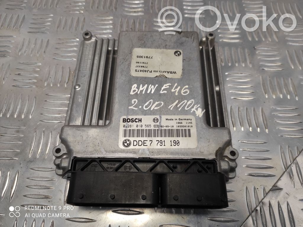 Engine control unit/module   DDE7791190