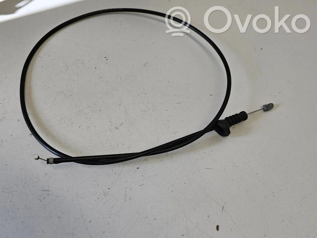 BMW 3 E90 E91 Engine bonnet/hood lock release cable 