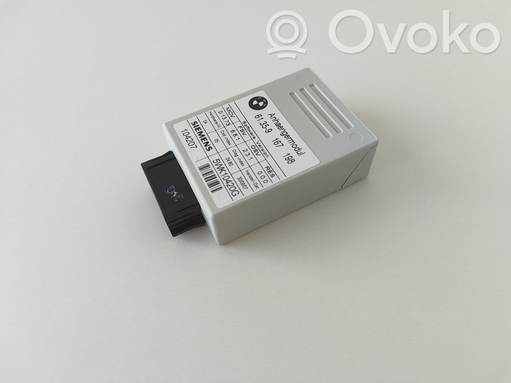 BMW 5 E60 E61 Tow bar trailer control unit/module 