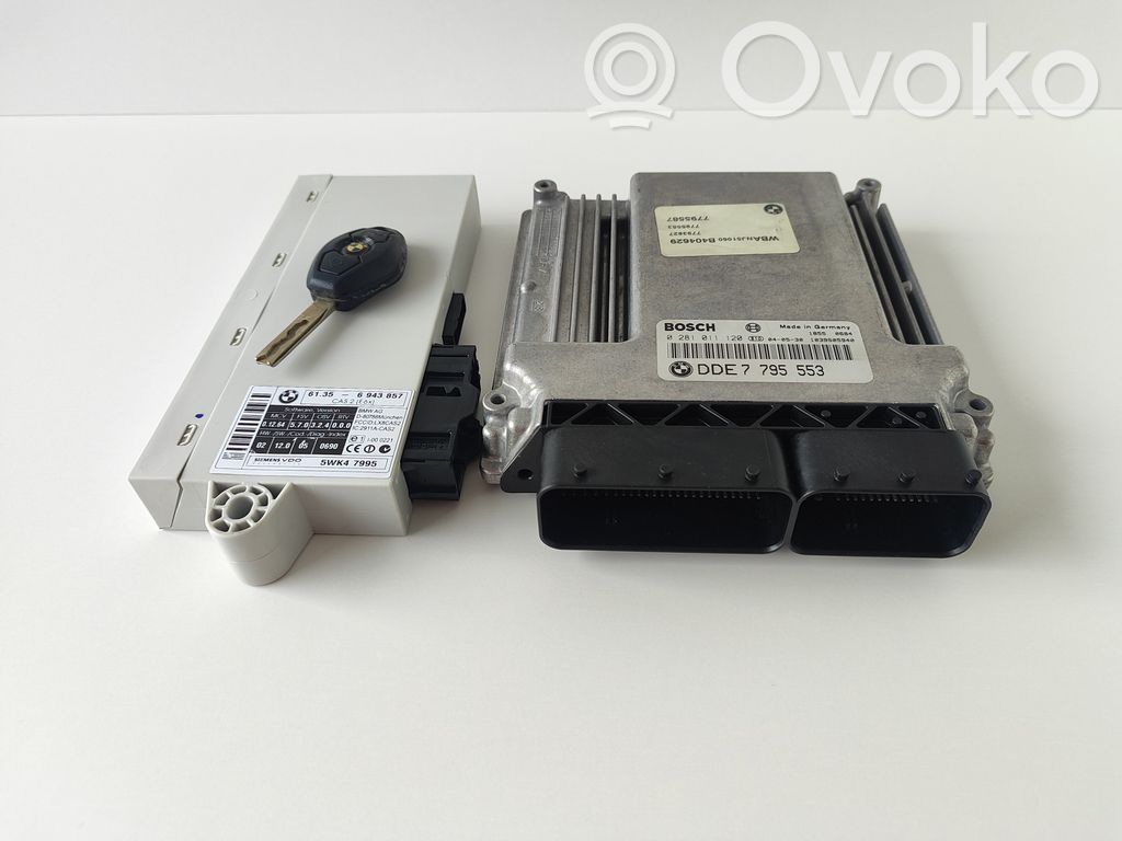 BMW 5 E60 E61 Engine ECU kit and lock set 