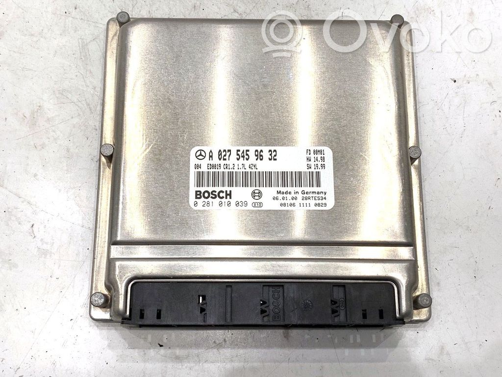 Mercedes-Benz A W168 Engine control unit/module ECU 