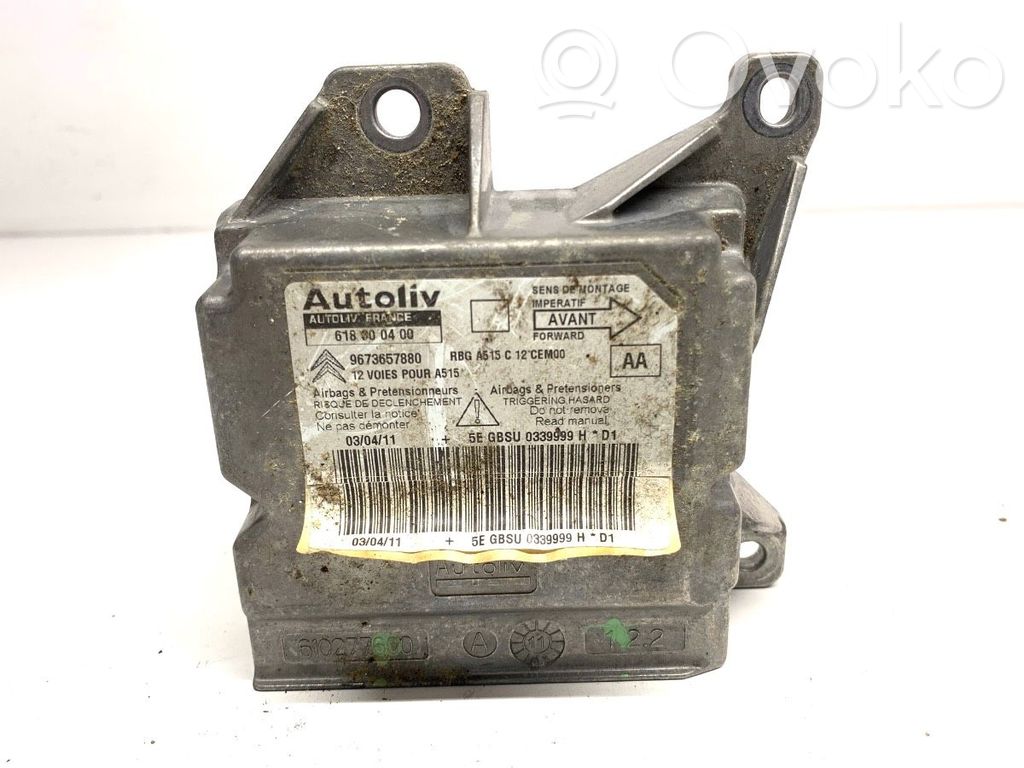 Citroen C3 Airbag deployment crash/impact sensor 