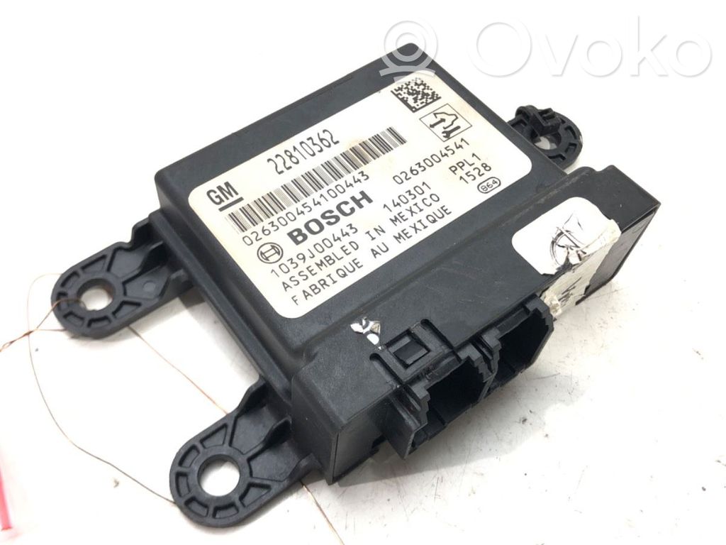 Opel Astra J Parking PDC control unit/module 