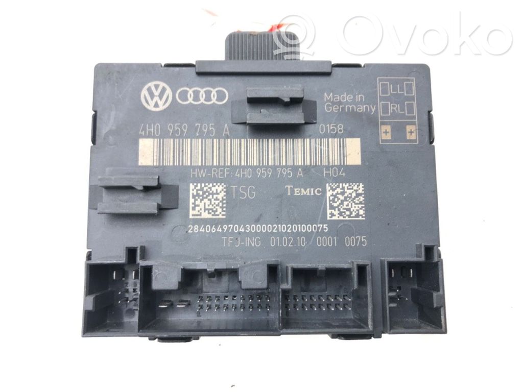 Audi A8 S8 D4 4H Autres unités de commande / modules 