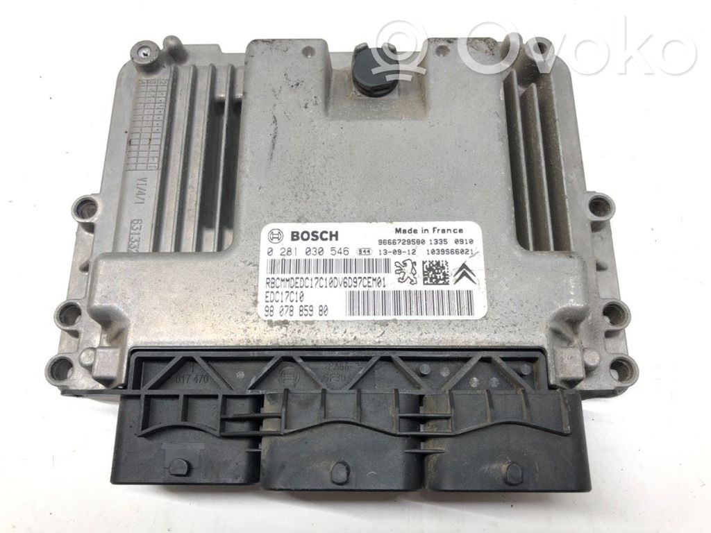 Citroen C-Elysée Engine control unit/module ECU 