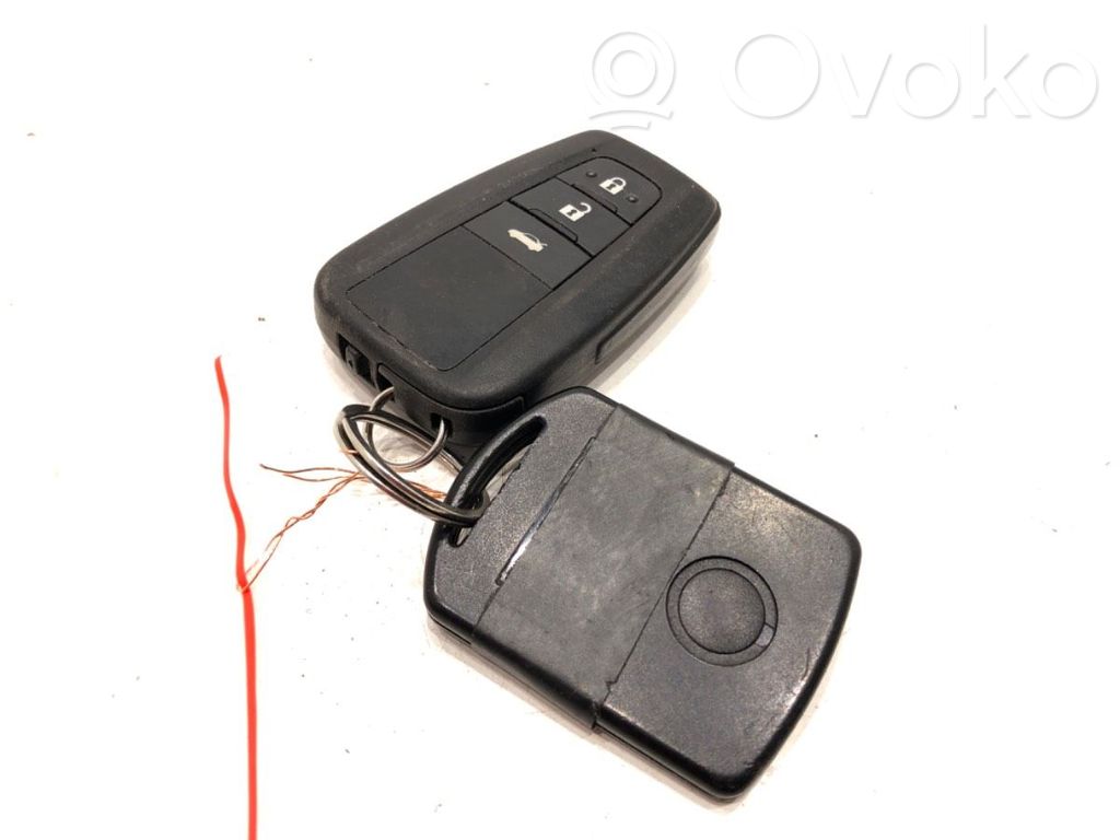Toyota Corolla E210 E21 Klucz / Karta zapłonu 