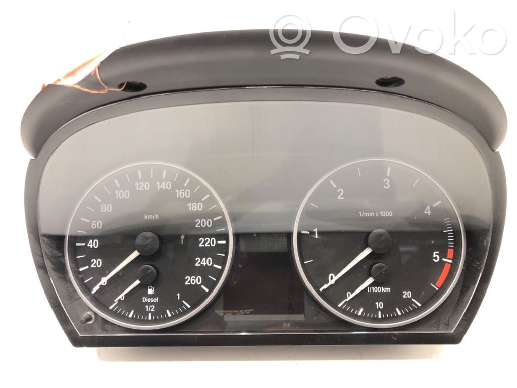 BMW 3 E90 E91 Speedometer (instrument cluster) 