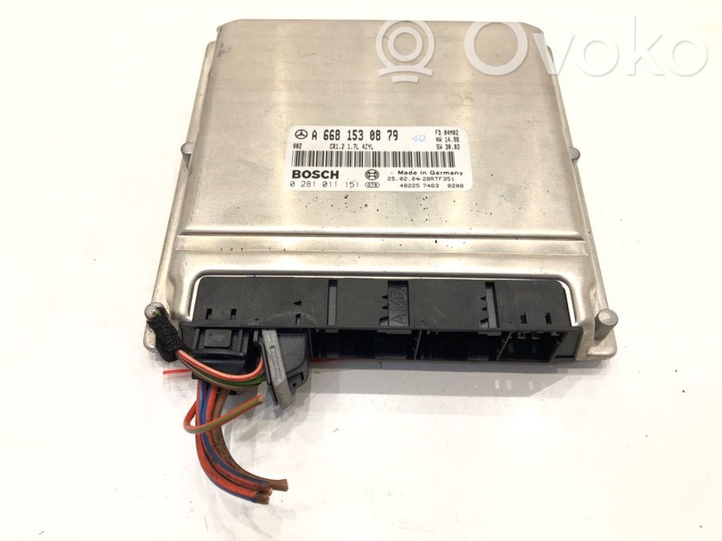 Mercedes-Benz A W168 Engine control unit/module ECU 