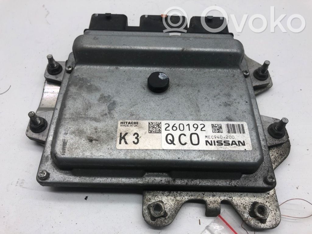 Nissan Qashqai Komputer / Sterownik ECU silnika 