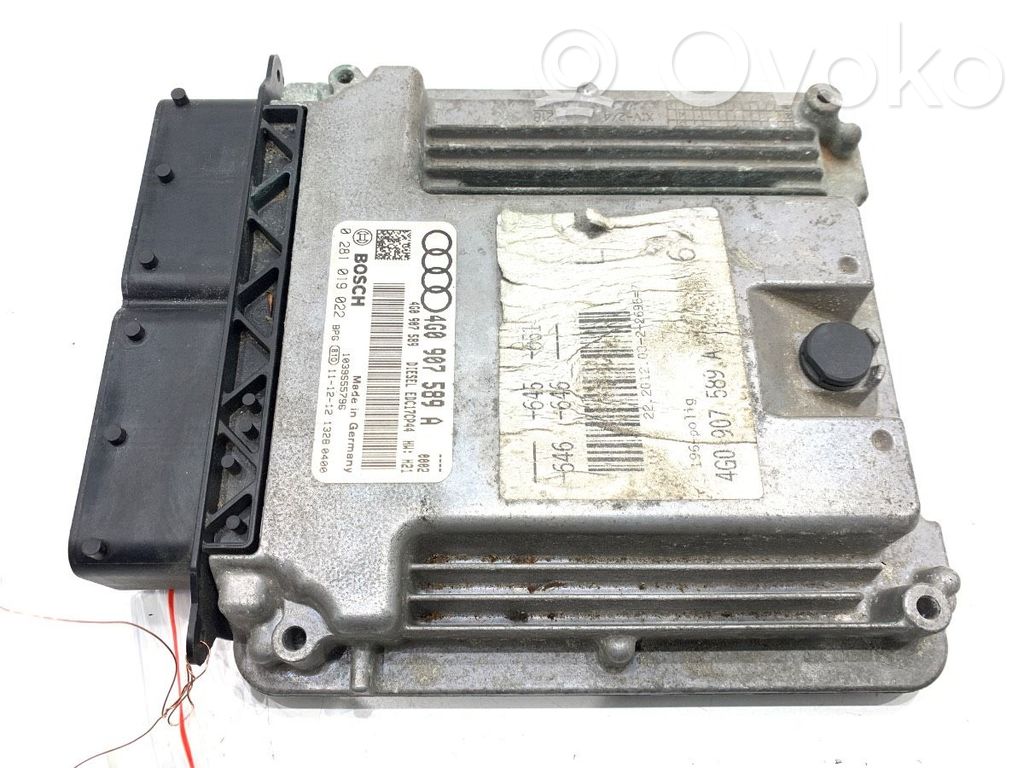 Engine control unit/module ECU   4G0907589A