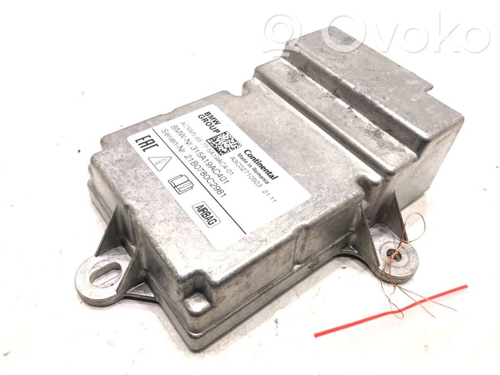 BMW 5 G30 G31 G38 Airbag deployment crash/impact sensor 