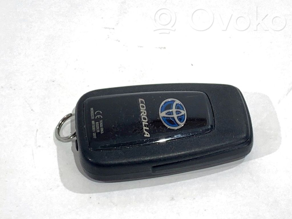 Toyota Corolla E210 E21 Klucz / Karta zapłonu 
