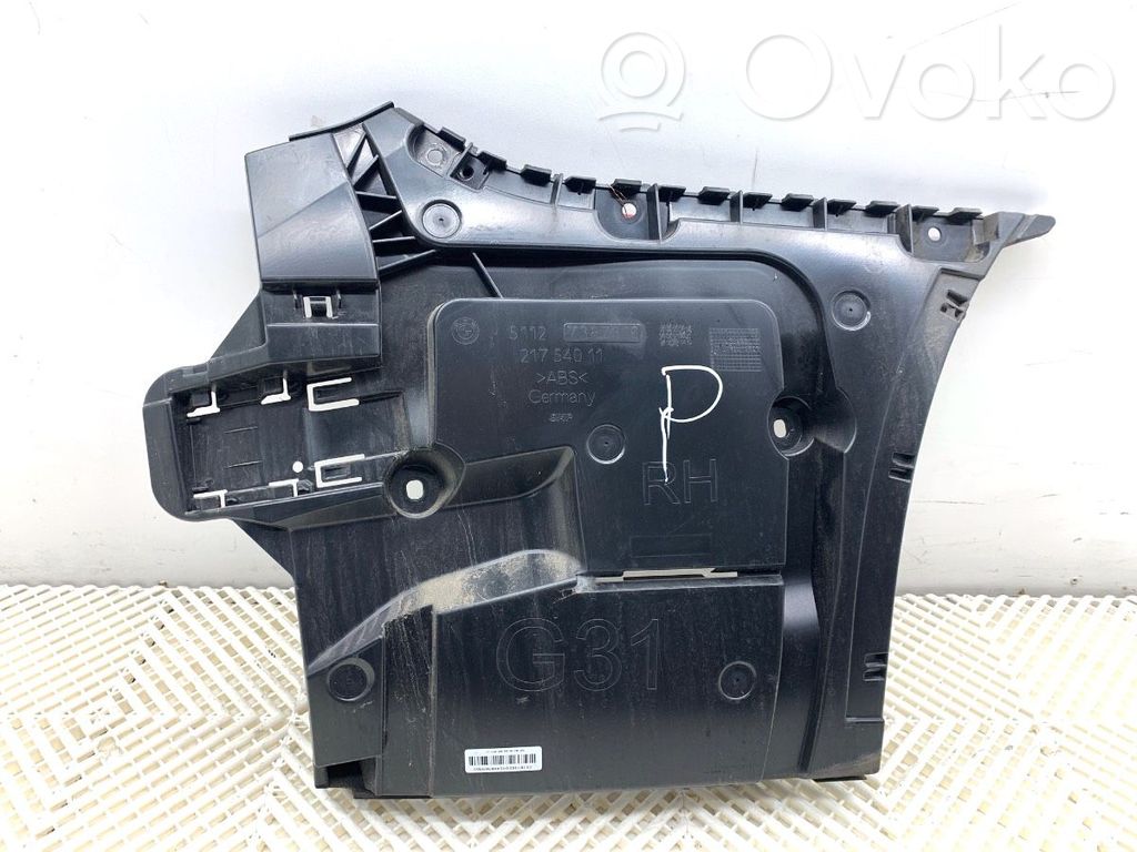 BMW 5 G30 G31 G38 Staffa di rinforzo montaggio del paraurti posteriore 