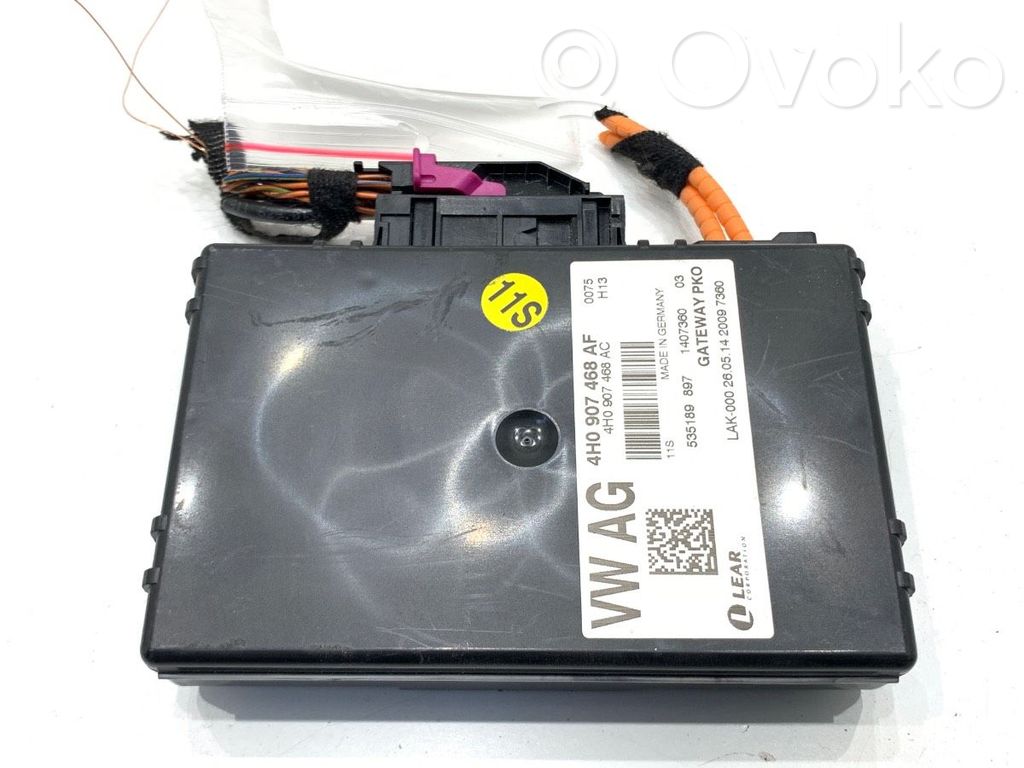 Audi A8 S8 D4 4H Gateway control module 