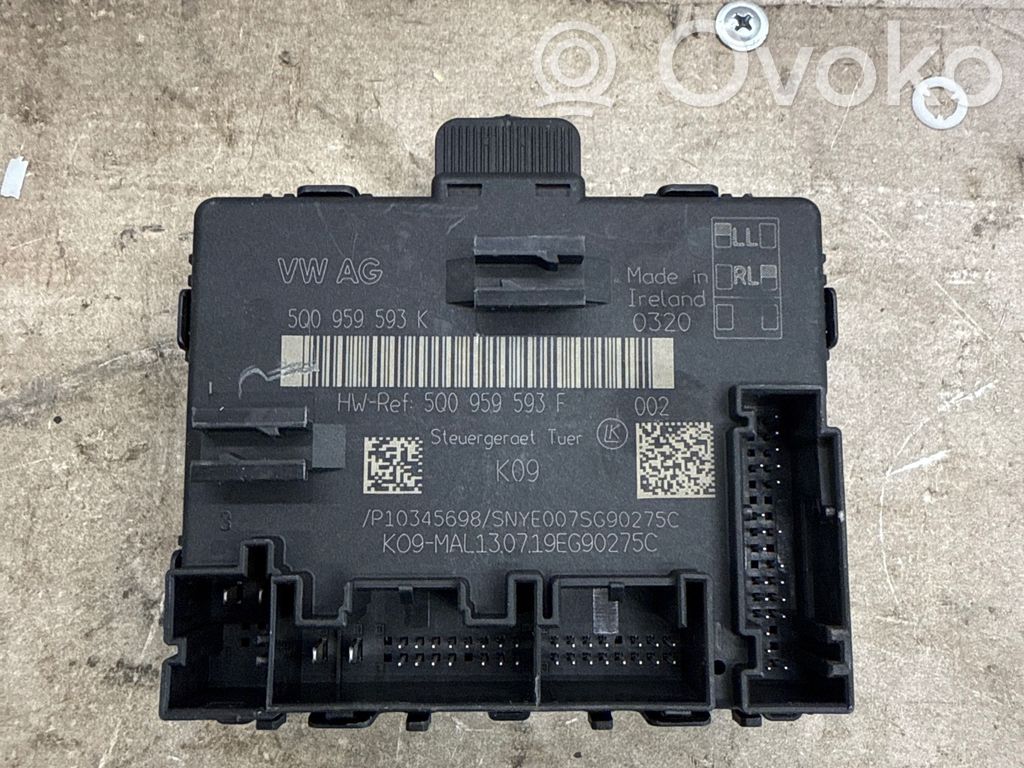 Audi A3 S3 8V Door control unit/module 