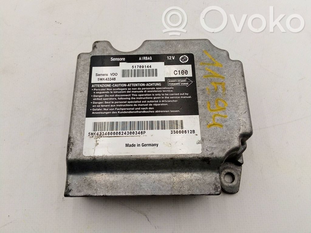 Fiat Stilo Airbag control unit/module 
