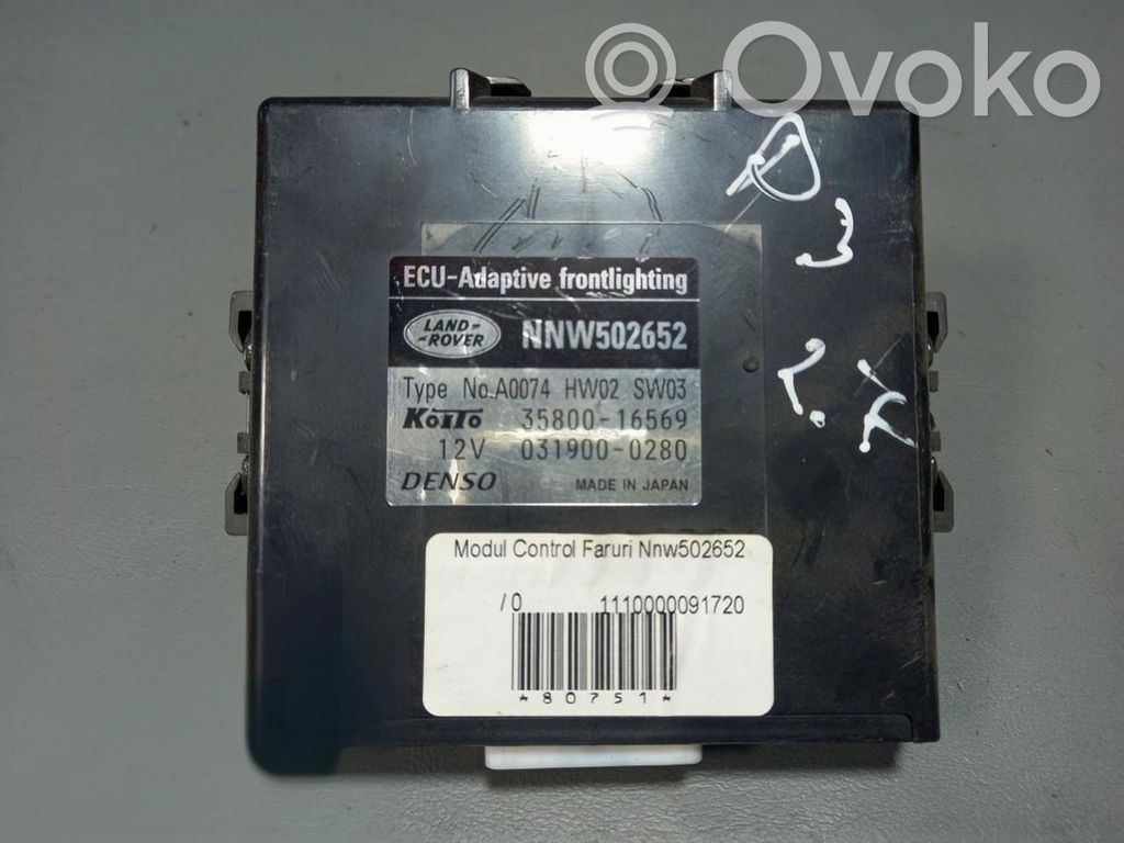Land Rover Discovery 3 - LR3 Module d'éclairage LCM 