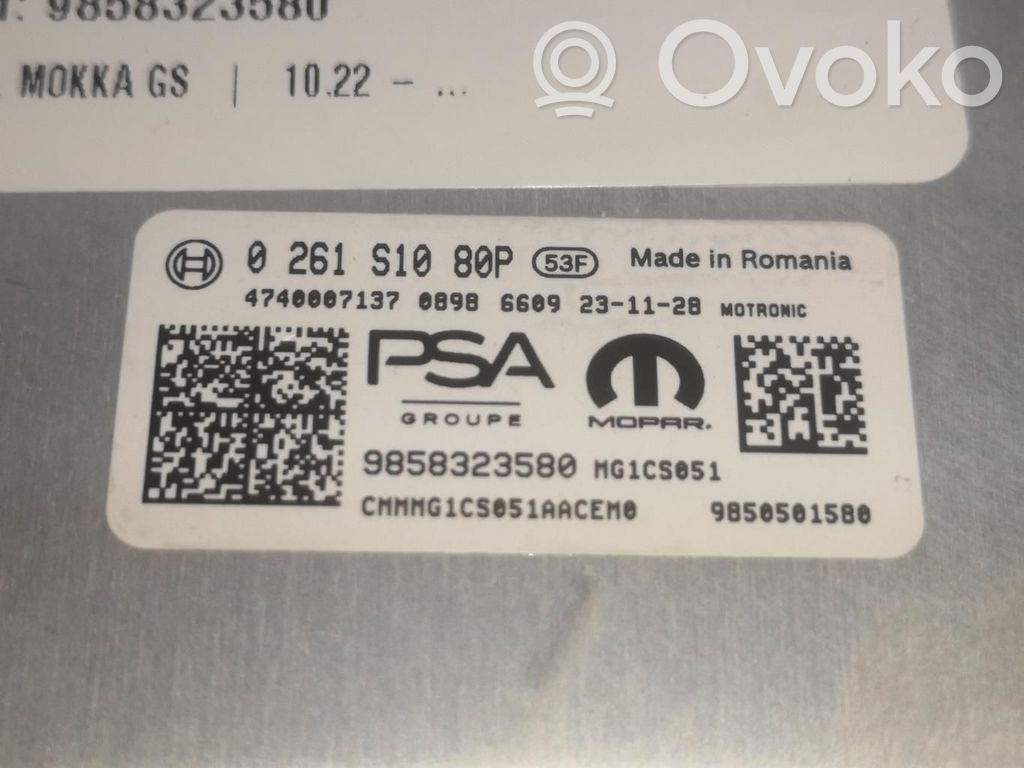 Opel Mokka Engine control unit/module ECU 