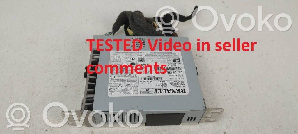 Renault Talisman Radio/CD/DVD/GPS head unit 