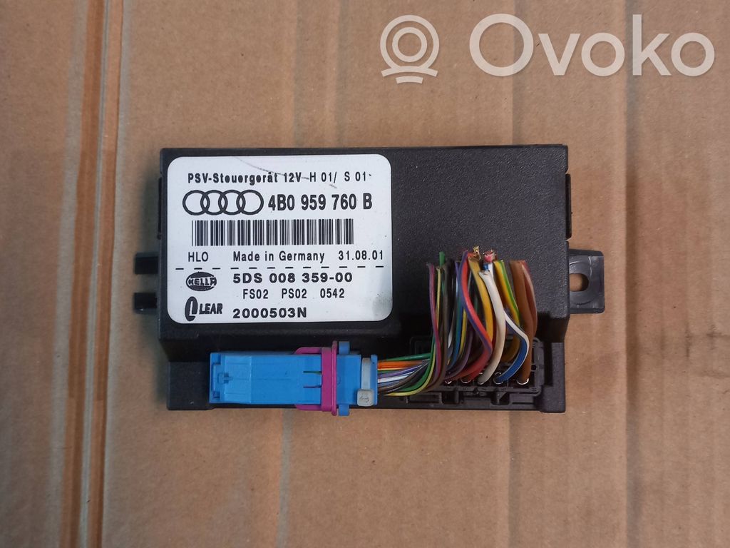 Audi A6 S6 C5 4B Module de commande de siège 