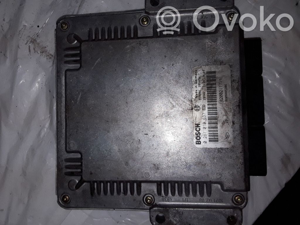 Engine control unit/module   0281010637,8200211711