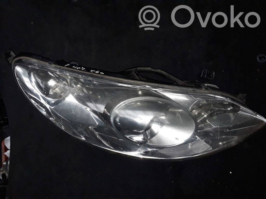 Peugeot 407 Headlight/headlamp 