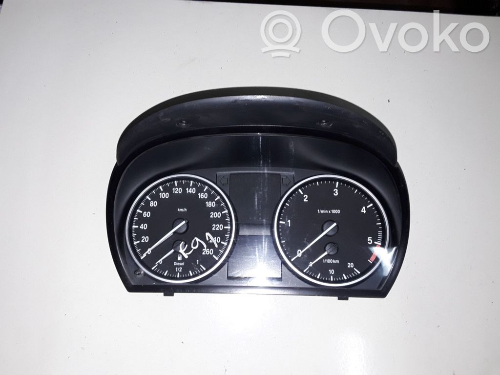 BMW 3 E90 E91 Speedometer (instrument cluster) 