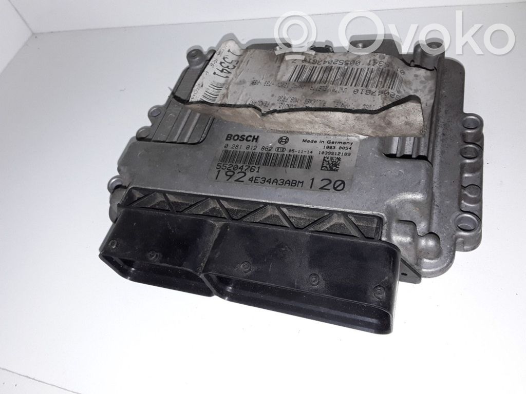 Engine control unit/module   0281012862,55204761,1924E34A3ABM120