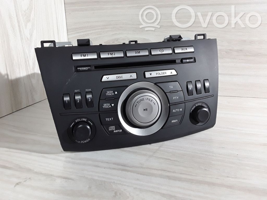 Mazda 3 II Radio/CD/DVD/GPS head unit 