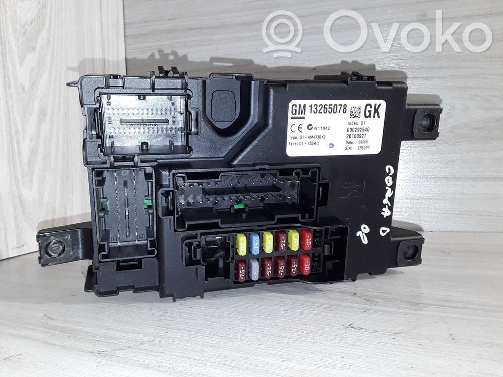 Opel Corsa D Fuse module 