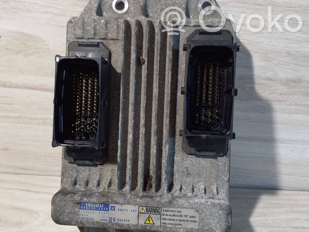 Opel Meriva A Engine control unit/module 