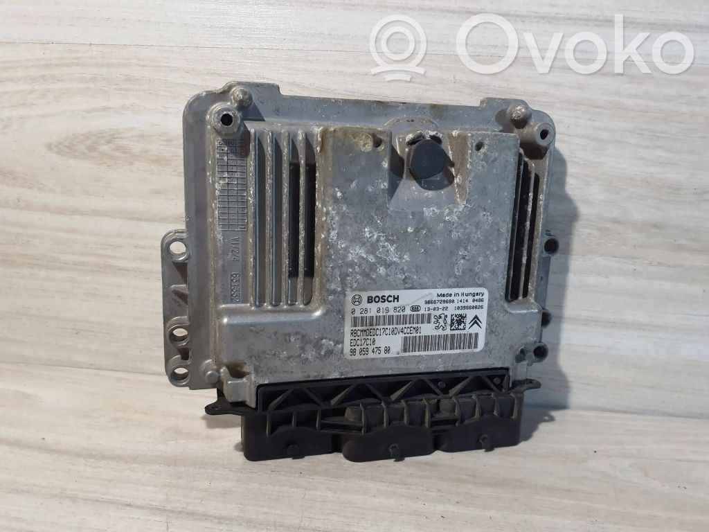 Peugeot 208 I Engine control unit/module 