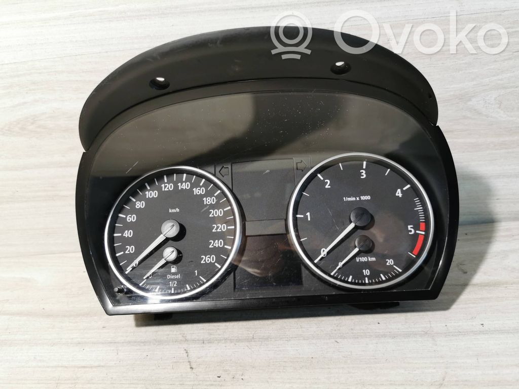 BMW 3 E90 E91 Speedometer (instrument cluster) 