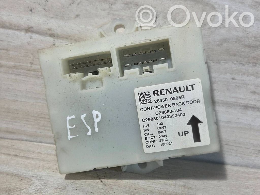 Renault Espace V (RFC) Tailgate/trunk control unit/module 