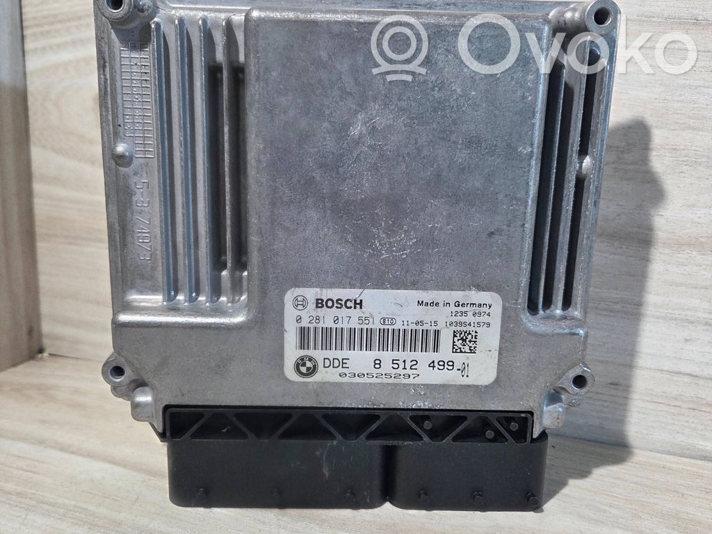 BMW 1 E81 E87 Dzinēja vadības bloks 