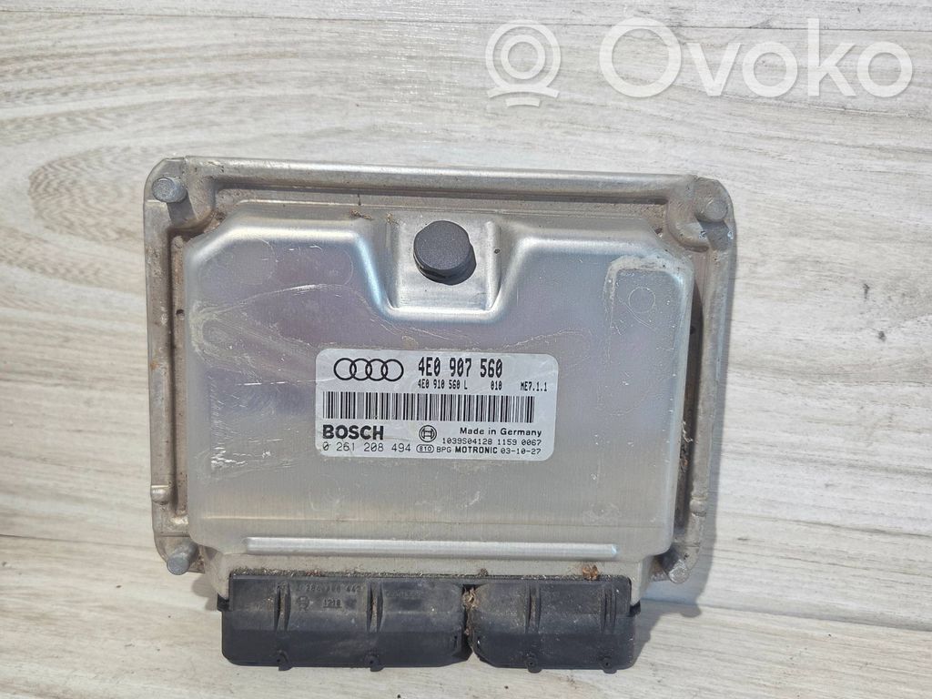 Audi A8 S8 D3 4E Engine control unit/module 