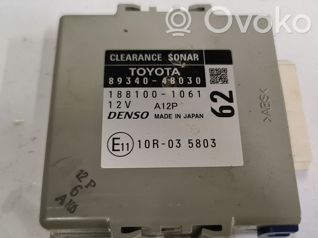Lexus RX 450H Parking PDC control unit/module 