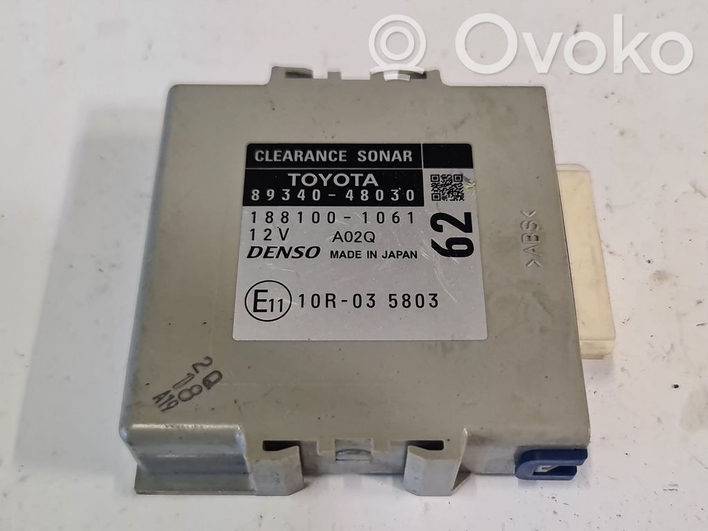 Lexus RX 450H Parking PDC control unit/module 