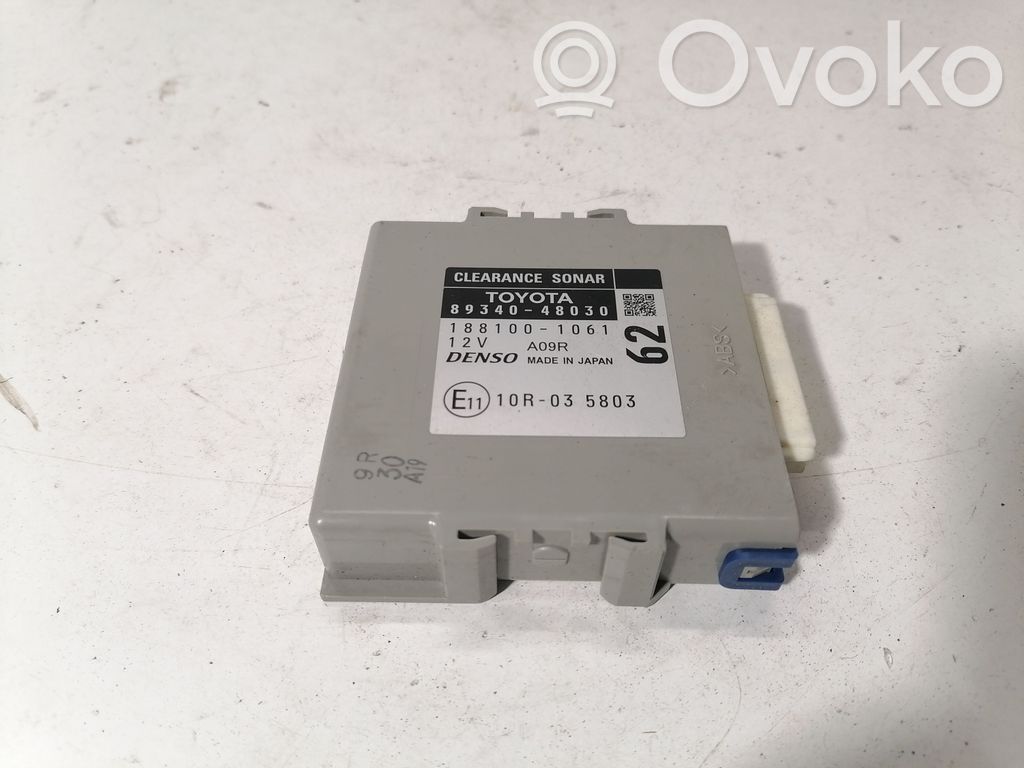 Lexus RX 450H Parking PDC control unit/module 